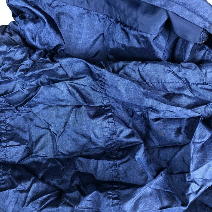 Vintage 80s-90'S Eddie Bauer black tag ripstop nylon jacket, men's size XL Nylon navy blue type Vintage Second Hand