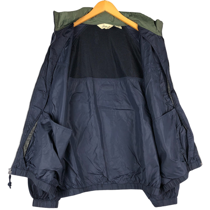 Eddie Bauer nylon jacket, men's size L Nylon navy blue type Vintage Second Hand