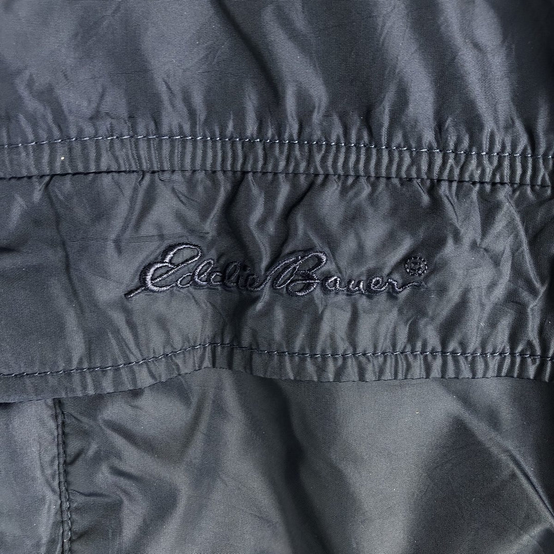 Eddie Bauer nylon jacket, men's size L Nylon navy blue type Vintage Second Hand