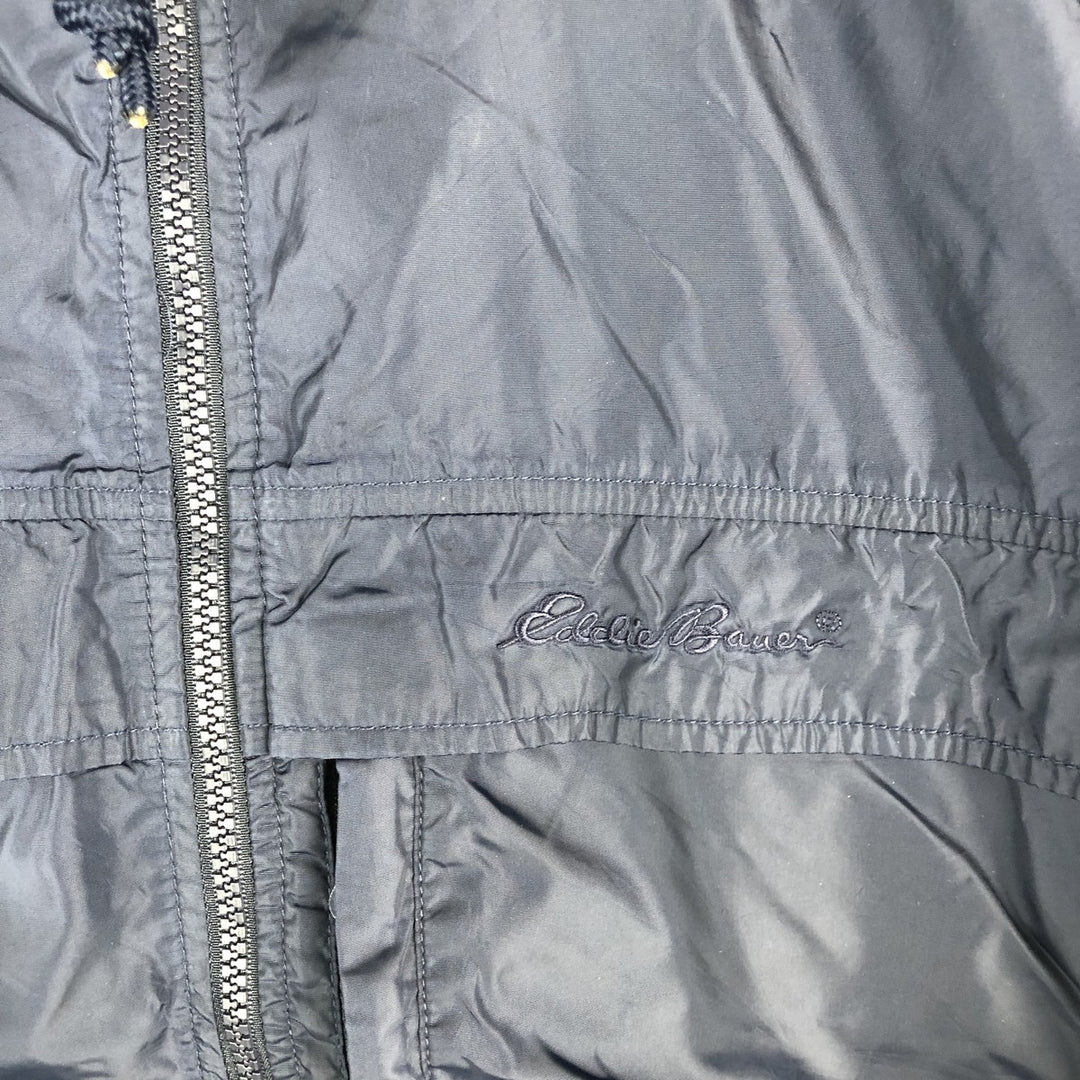 Eddie Bauer nylon jacket, men's size L Nylon navy blue type Vintage Second Hand