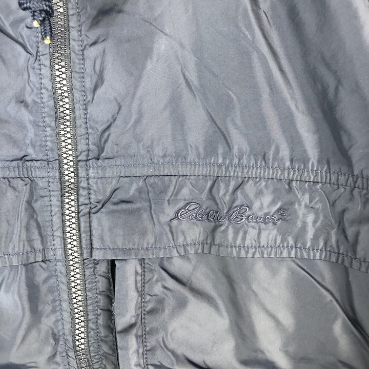 Eddie Bauer nylon jacket, men's size L Nylon navy blue type Vintage Second Hand