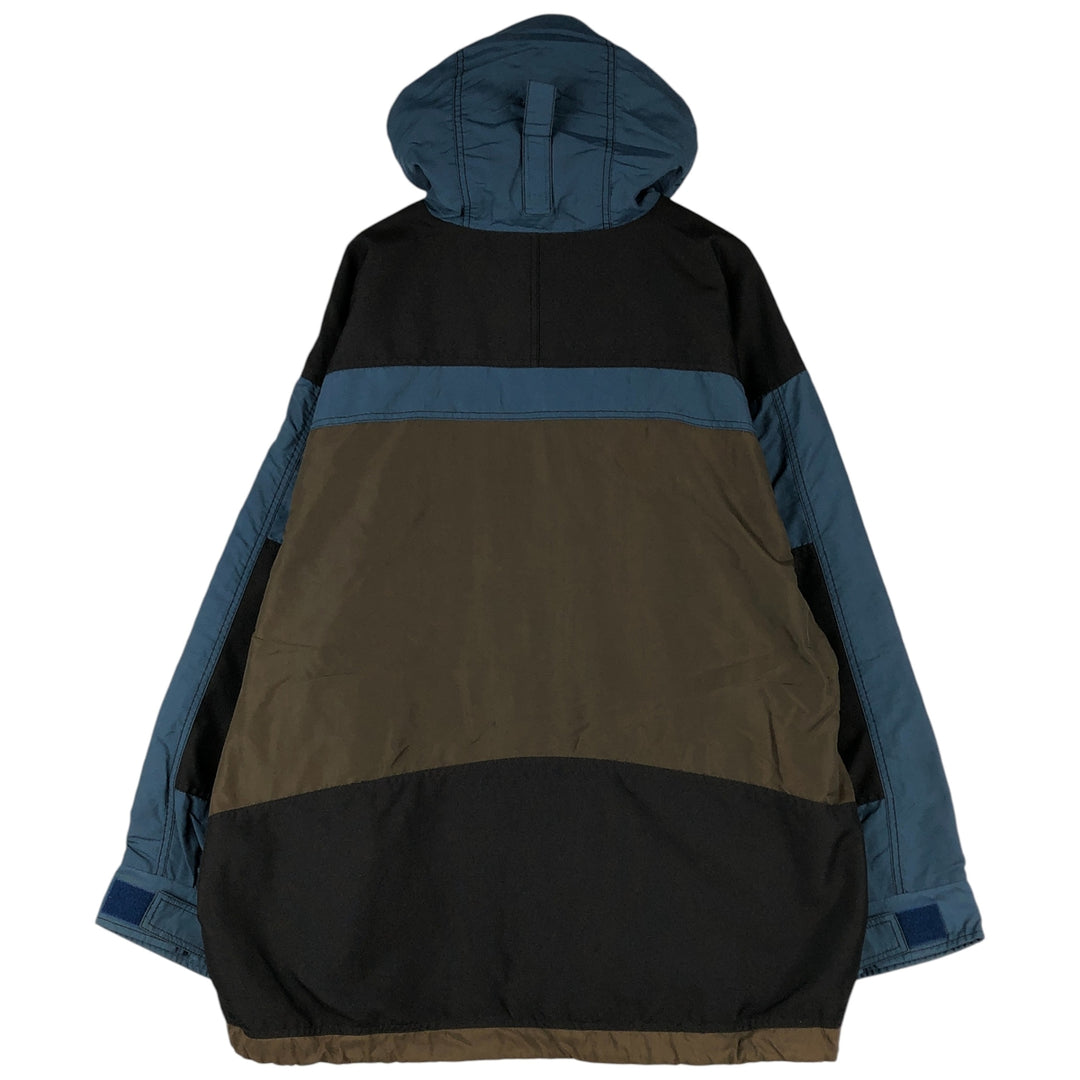 90'S Vintage Columbia Anorak Parka with White Tag, Men's XL Nylon navy blue type Vintage Second Hand