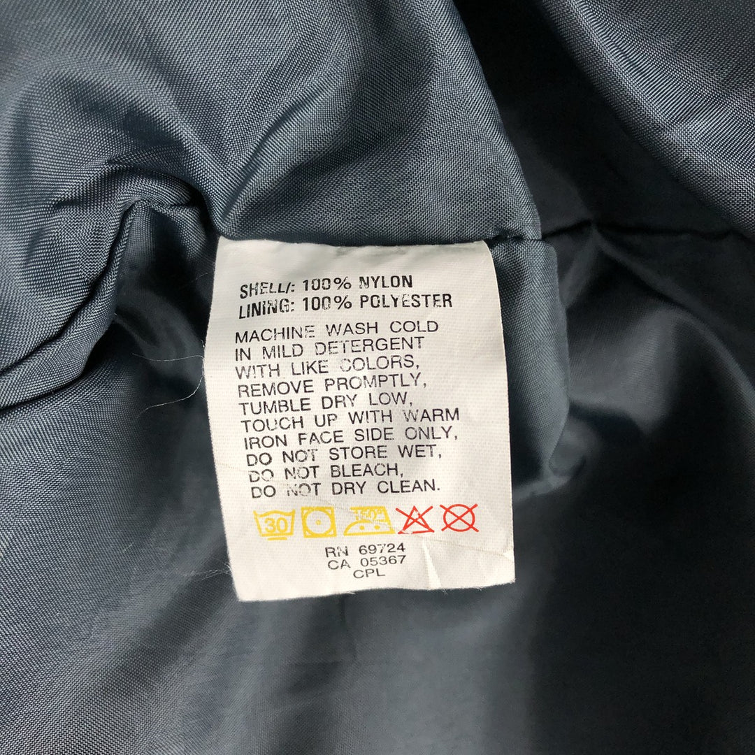 90'S Vintage Columbia Anorak Parka with White Tag, Men's XL Nylon navy blue type Vintage Second Hand