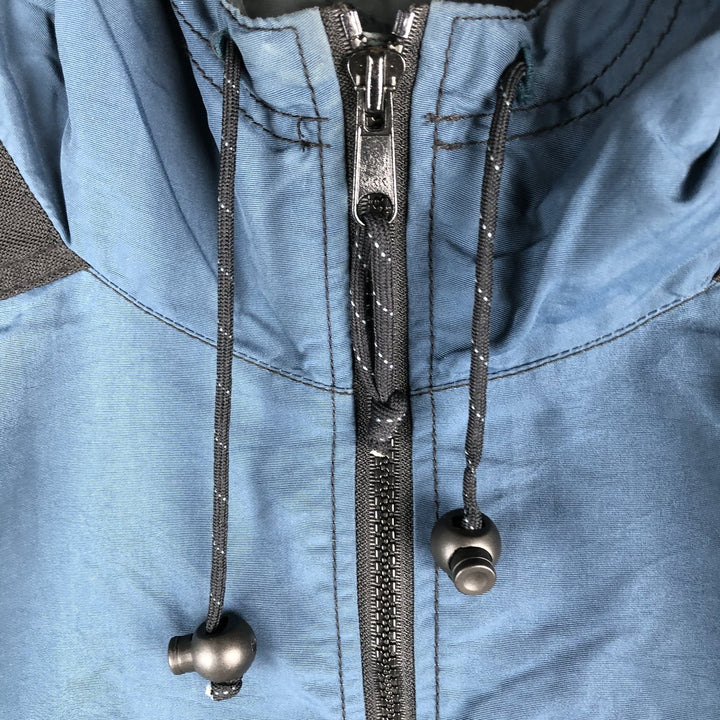 90'S Vintage Columbia Anorak Parka with White Tag, Men's XL Nylon navy blue type Vintage Second Hand