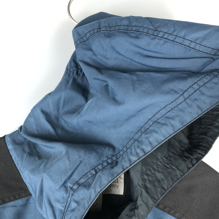 90'S Vintage Columbia Anorak Parka with White Tag, Men's XL Nylon navy blue type Vintage Second Hand