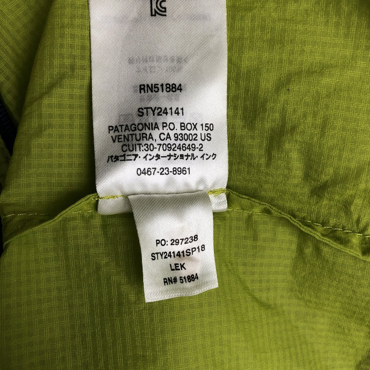 Patagonia 24141SP18 Ripstop Nylon Parka, Men's Size Medium Nylon green type yellow green Vintage Second Hand