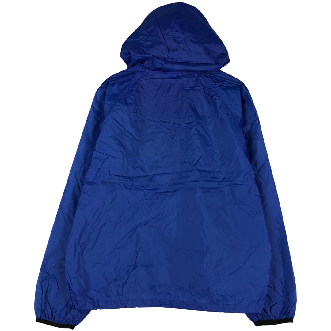 Vintage 1990'S Sierra Designs hooded windbreaker with triple-tree tag, size L, men's unclear blue type Vintage Second Hand