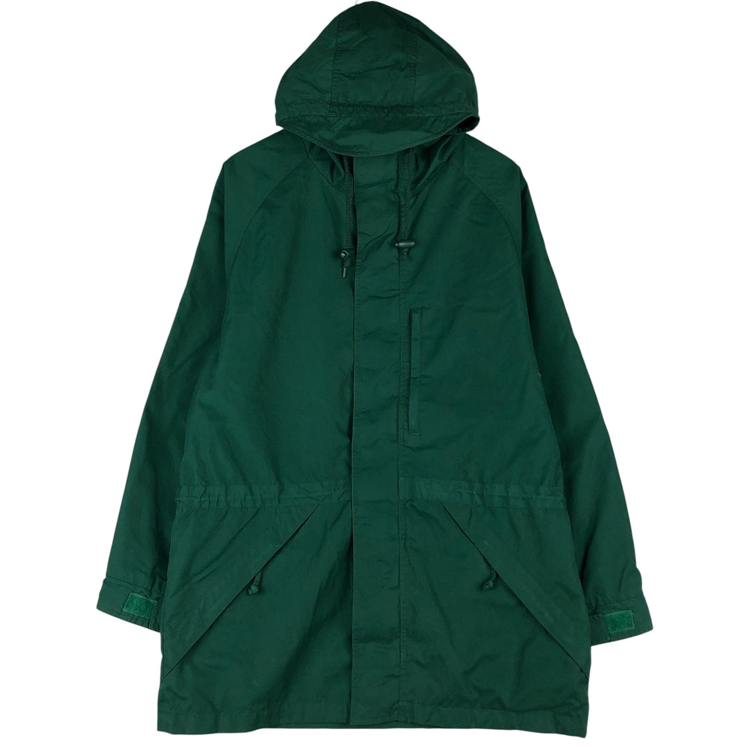 80s-90'S Eddie Bauer Black Tag Mountain Parka Shell Jacket Men's M Size Vintage polyester green type Vintage Second Hand