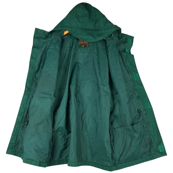 80s-90'S Eddie Bauer Black Tag Mountain Parka Shell Jacket Men's M Size Vintage polyester green type Vintage Second Hand