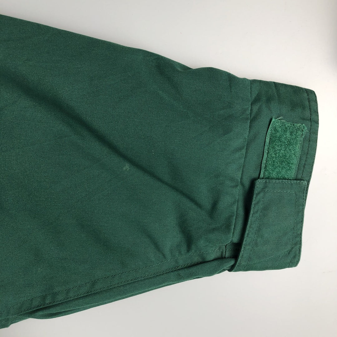 80s-90'S Eddie Bauer Black Tag Mountain Parka Shell Jacket Men's M Size Vintage polyester green type Vintage Second Hand