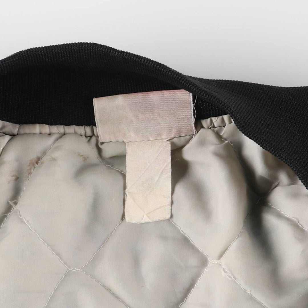 Vintage 90'S Hartwell Varsity Jacket with Back Logo and Cotton Buttons, Men's Size XL unclear black type Vintage Second Hand