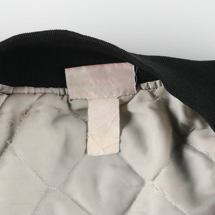 Vintage 90'S Hartwell Varsity Jacket with Back Logo and Cotton Buttons, Men's Size XL unclear black type Vintage Second Hand