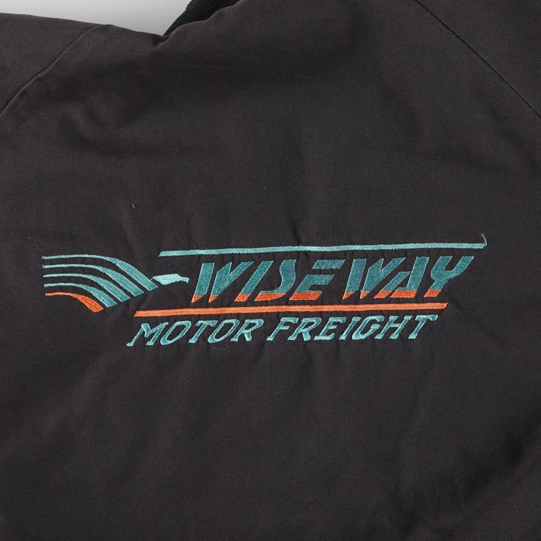 Vintage 90'S Hartwell Varsity Jacket with Back Logo and Cotton Buttons, Men's Size XL unclear black type Vintage Second Hand