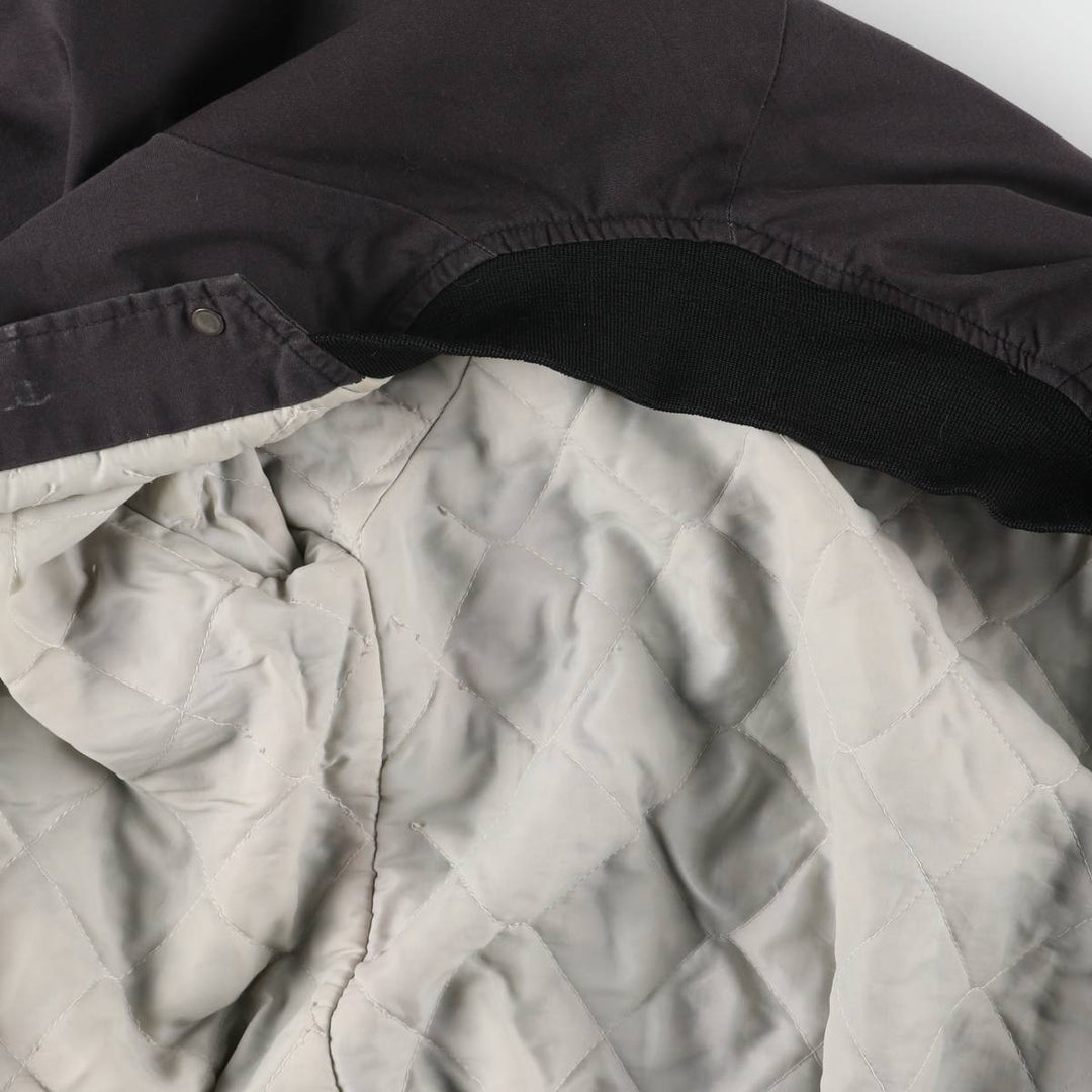 Vintage 90'S Hartwell Varsity Jacket with Back Logo and Cotton Buttons, Men's Size XL unclear black type Vintage Second Hand