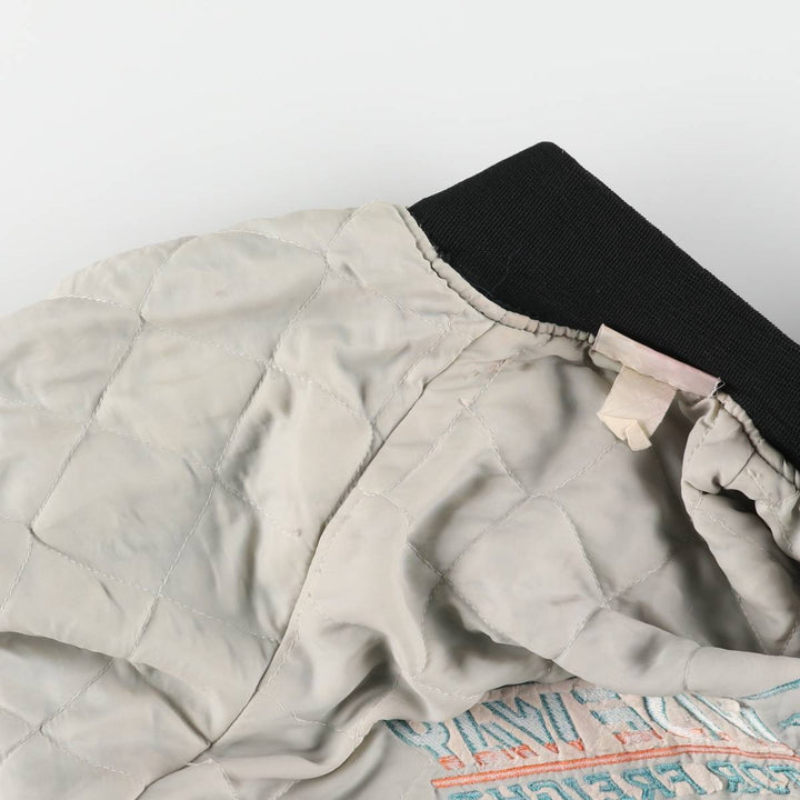 Vintage 90'S Hartwell Varsity Jacket with Back Logo and Cotton Buttons, Men's Size XL unclear black type Vintage Second Hand