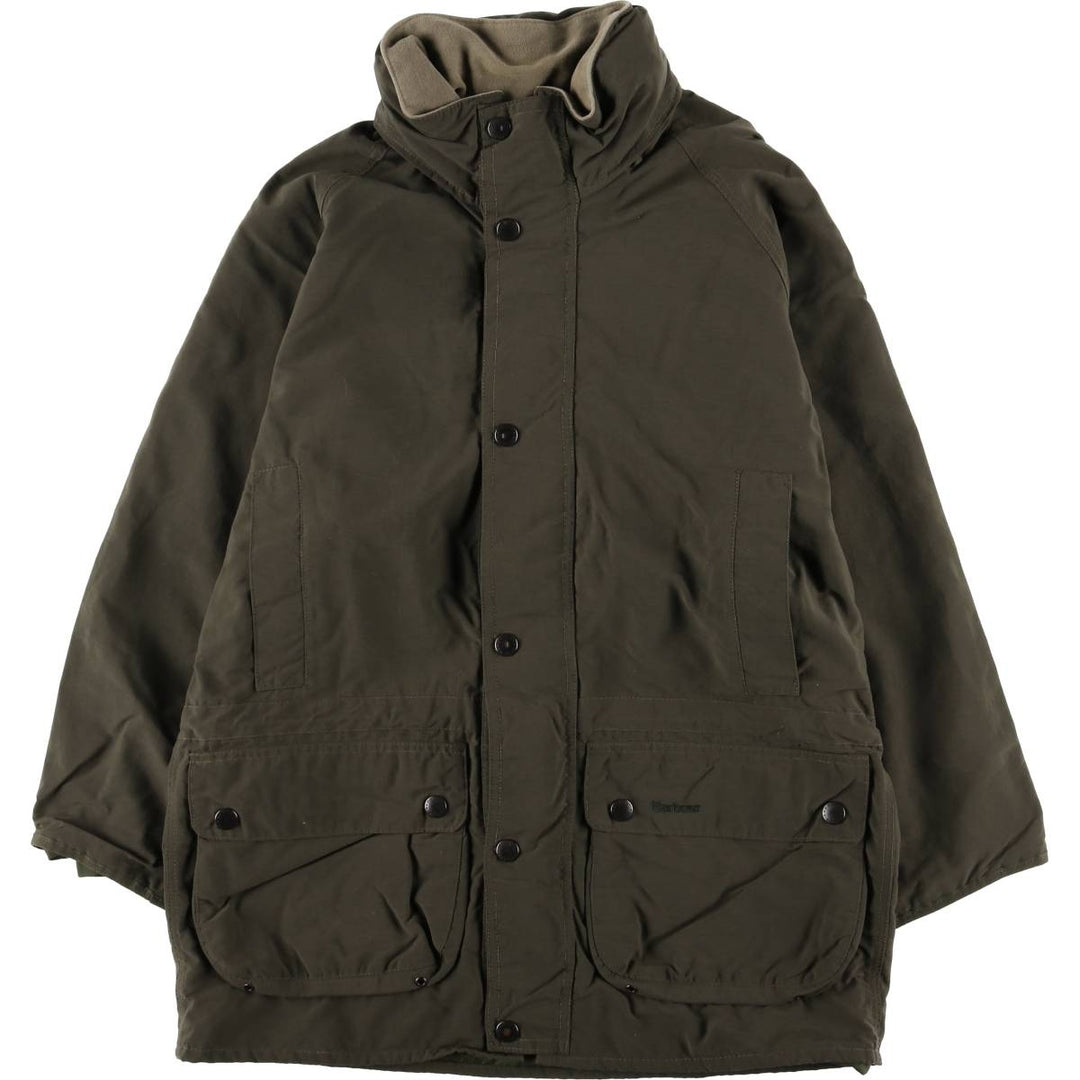 Vintage 1980s-1990'S Barbour 3 Warrant Nylon Jacket, Made in England, Men's Size Medium Nylon Khaki type Vintage Second Hand