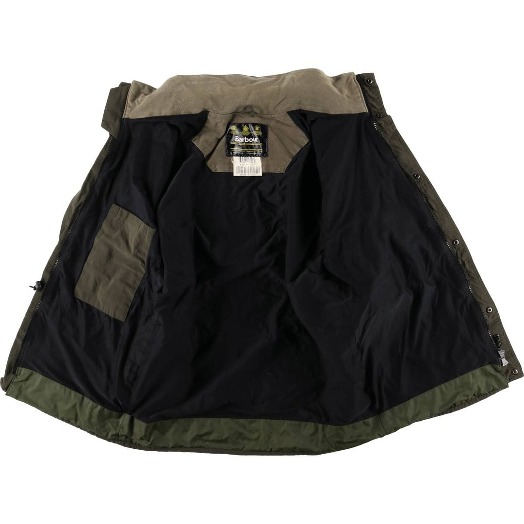 Vintage 1980s-1990'S Barbour 3 Warrant Nylon Jacket, Made in England, Men's Size Medium Nylon Khaki type Vintage Second Hand