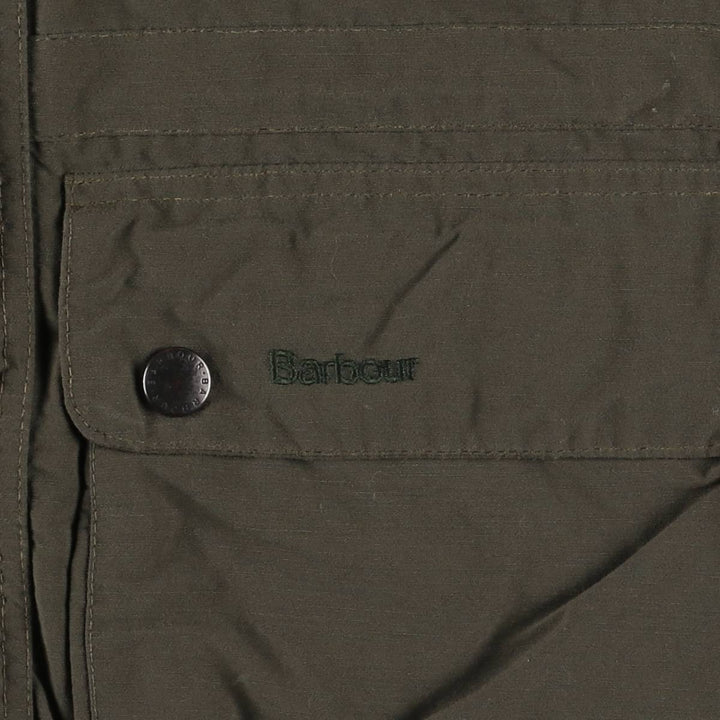 Vintage 1980s-1990'S Barbour 3 Warrant Nylon Jacket, Made in England, Men's Size Medium Nylon Khaki type Vintage Second Hand