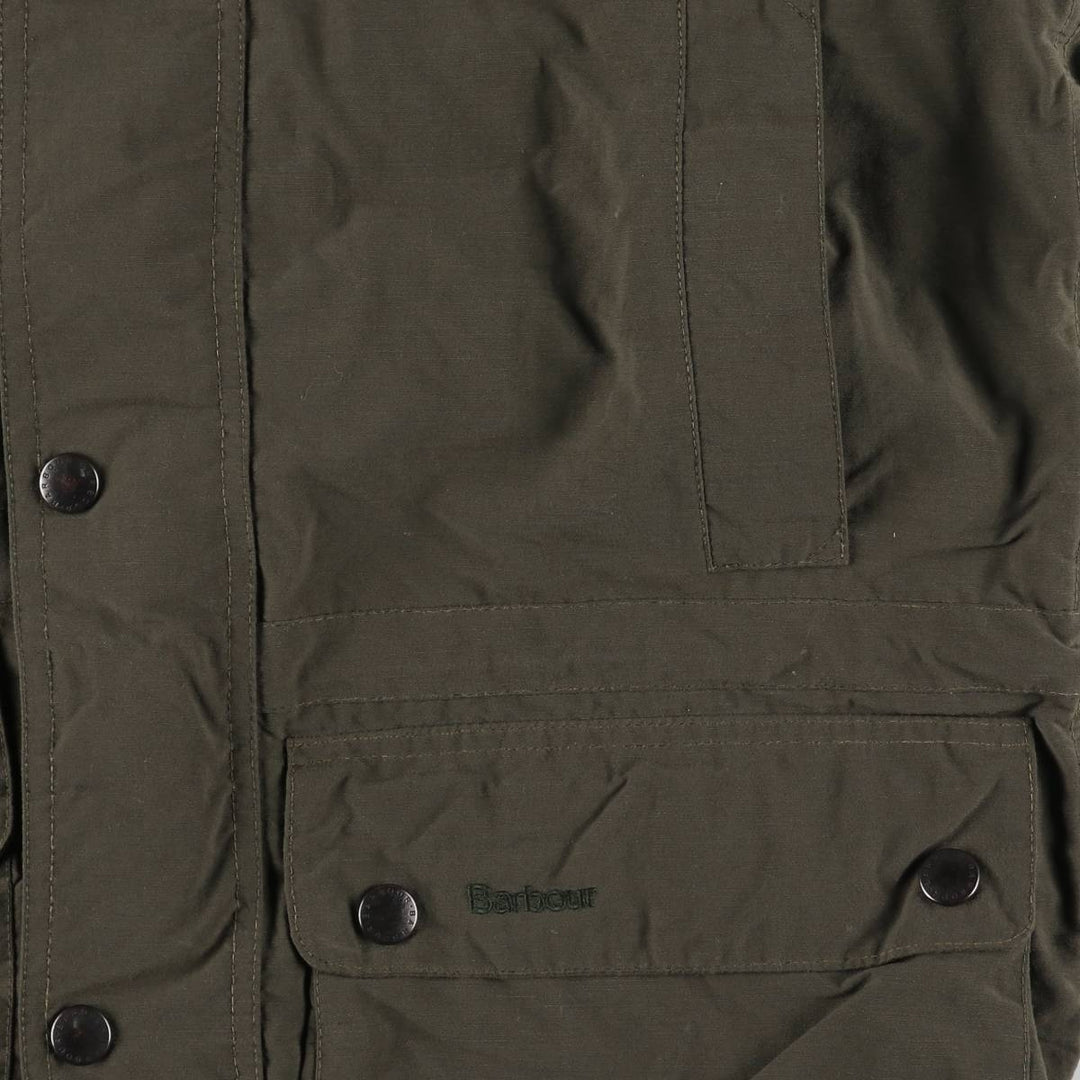 Vintage 1980s-1990'S Barbour 3 Warrant Nylon Jacket, Made in England, Men's Size Medium Nylon Khaki type Vintage Second Hand