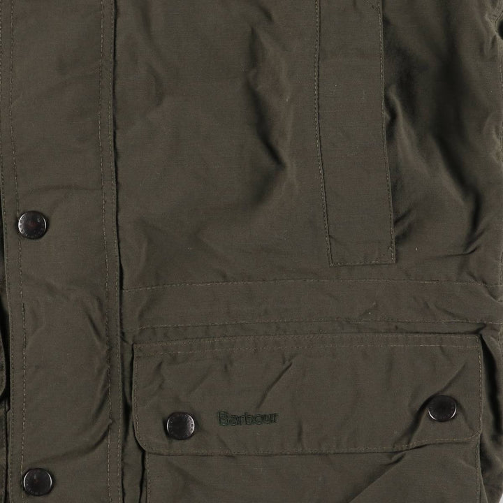 Vintage 1980s-1990'S Barbour 3 Warrant Nylon Jacket, Made in England, Men's Size Medium Nylon Khaki type Vintage Second Hand