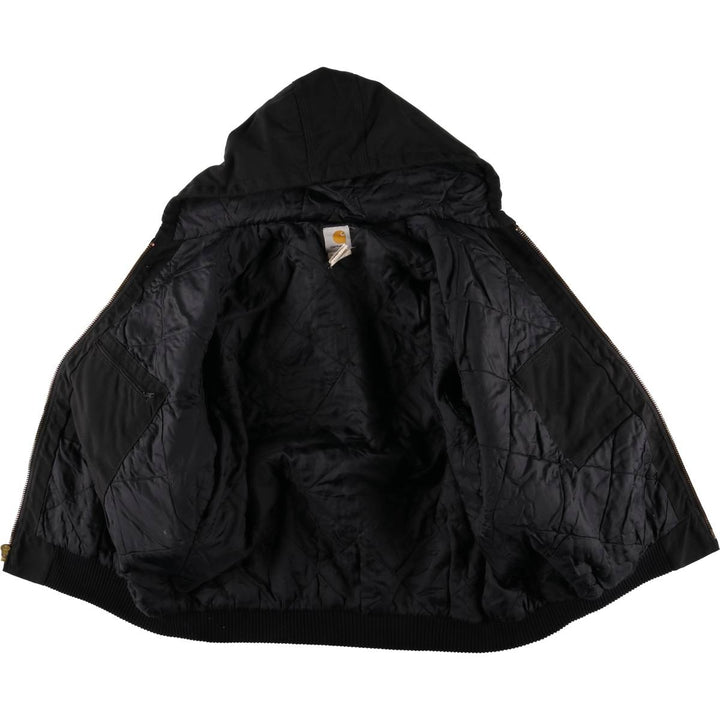 2000'S Carhartt Active Jacket, Padded Parka, Puffer Jacket, Men's XL Nylon black type Vintage Second Hand