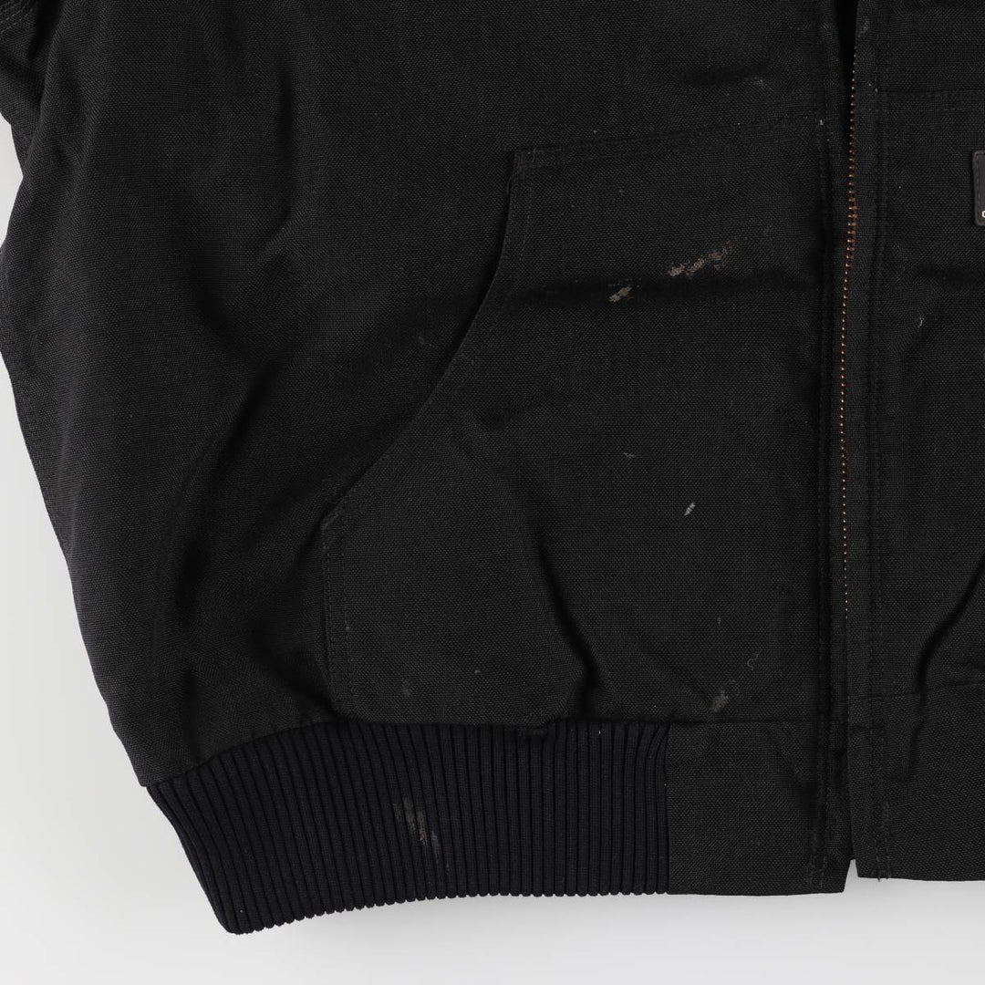 2000'S Carhartt Active Jacket, Padded Parka, Puffer Jacket, Men's XL Nylon black type Vintage Second Hand