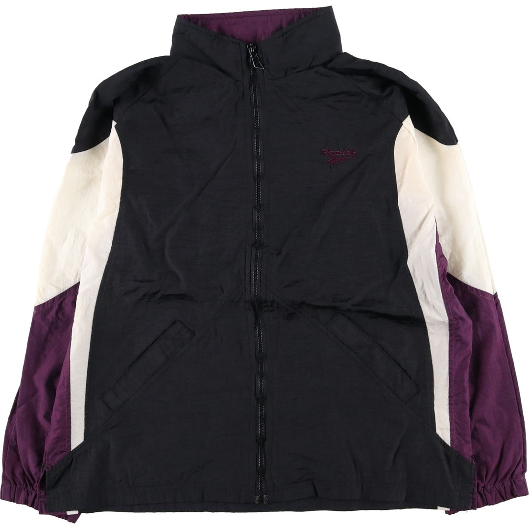 90'S Reebok padded nylon jacket, men's size M, vintage Nylon black type Vintage Second Hand