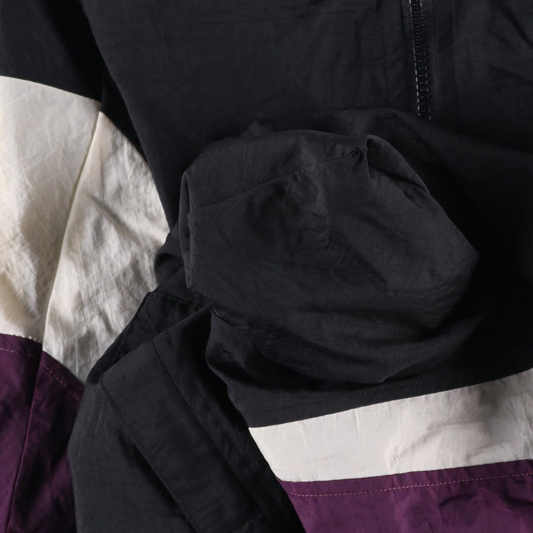 90'S Reebok padded nylon jacket, men's size M, vintage Nylon black type Vintage Second Hand