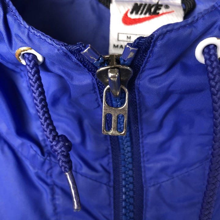 90'S Nike Anorak Parka, Men's Medium, Vintage Nylon Purple type blue-purple Vintage Second Hand