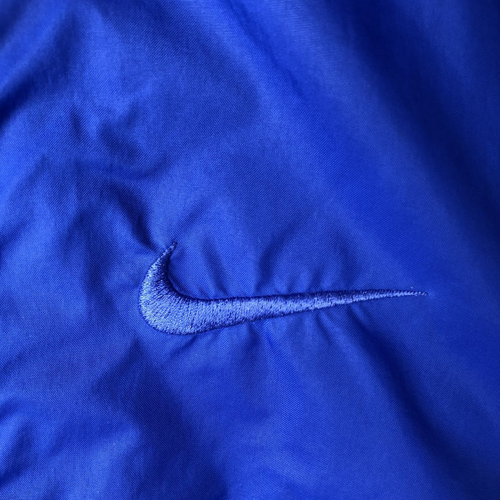 90'S Nike Anorak Parka, Men's Medium, Vintage Nylon Purple type blue-purple Vintage Second Hand