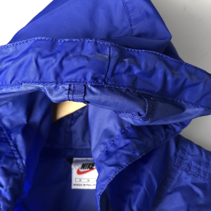 90'S Nike Anorak Parka, Men's Medium, Vintage Nylon Purple type blue-purple Vintage Second Hand