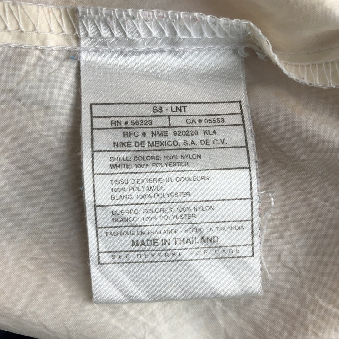 90'S Nike NIKE Back Logo Nylon Jacket Men's XL Size Vintage Nylon navy blue type Vintage Second Hand