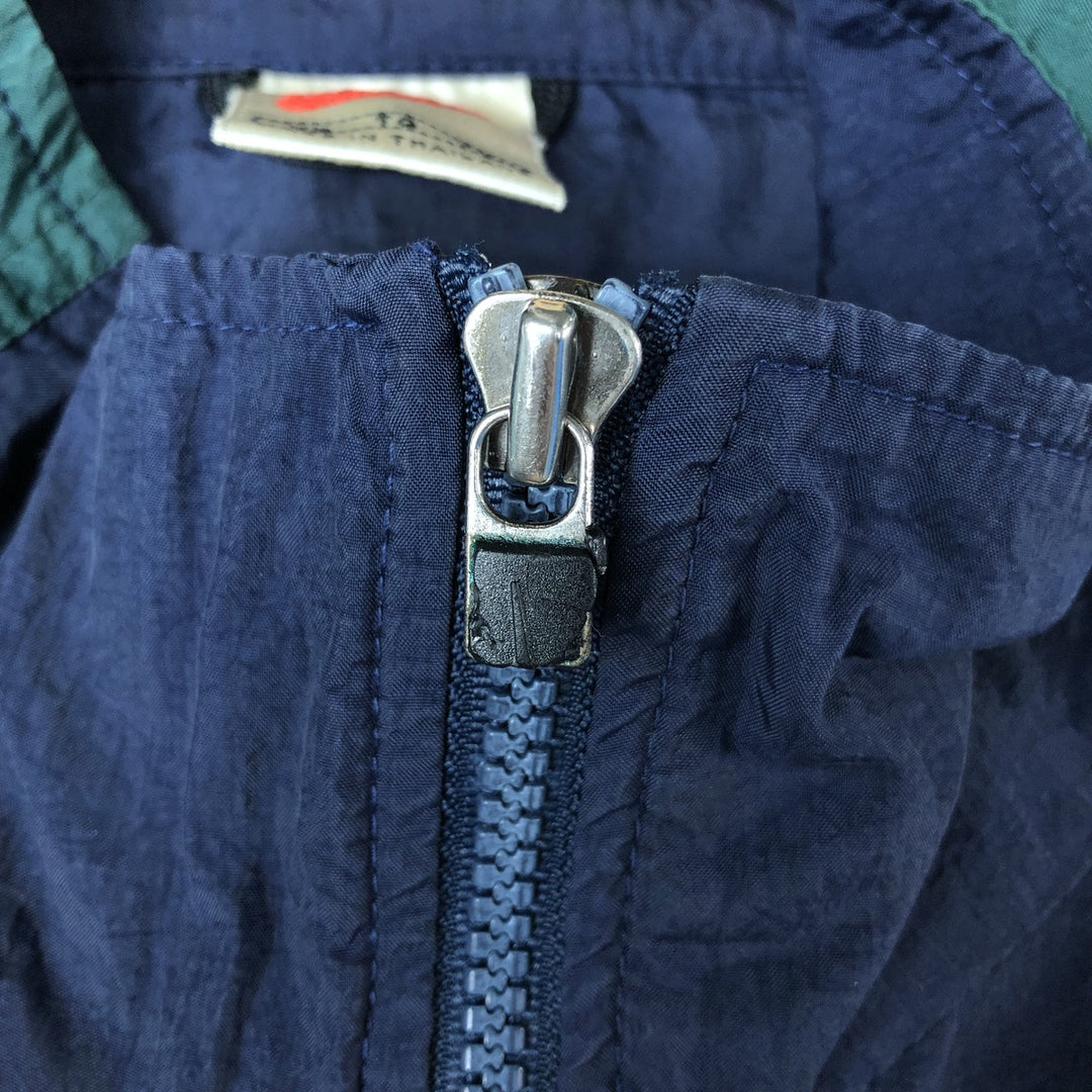 90'S Nike NIKE Back Logo Nylon Jacket Men's XL Size Vintage Nylon navy blue type Vintage Second Hand