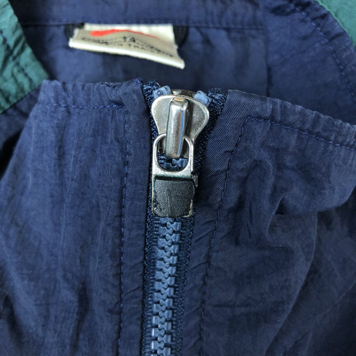 90'S Nike NIKE Back Logo Nylon Jacket Men's XL Size Vintage Nylon navy blue type Vintage Second Hand