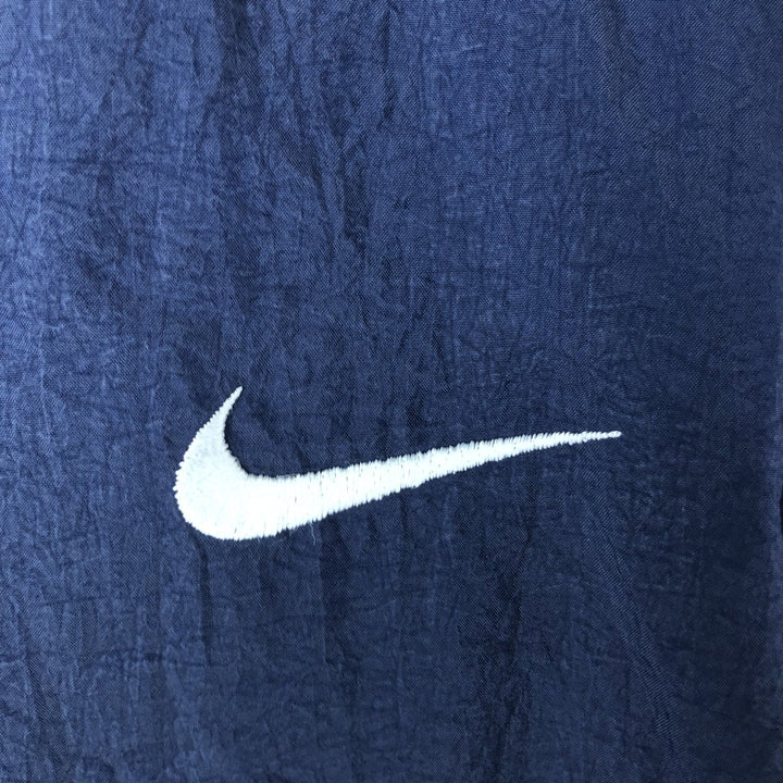 90'S Nike NIKE Back Logo Nylon Jacket Men's XL Size Vintage Nylon navy blue type Vintage Second Hand