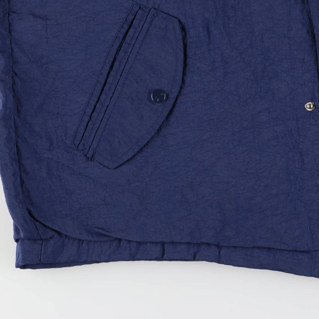 90'S Nike Back Logo Windbreaker Men's L Size Vintage polyester navy blue type Vintage Second Hand