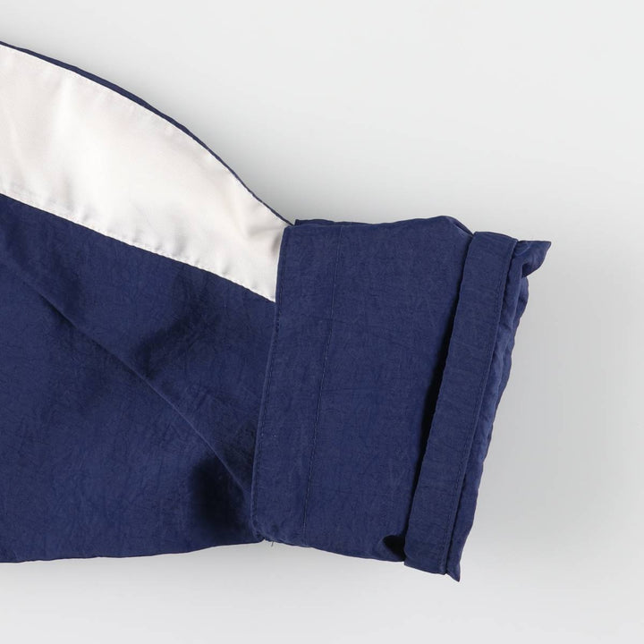 90'S Nike Back Logo Windbreaker Men's L Size Vintage polyester navy blue type Vintage Second Hand