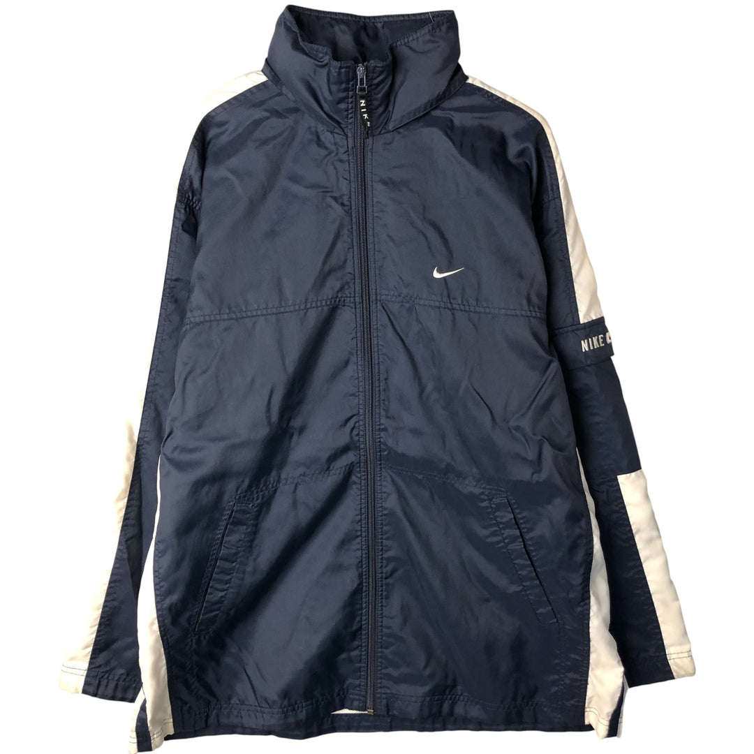 90'S Nike NIKE Nylon Jacket Men's Size L Vintage polyester navy blue type Vintage Second Hand