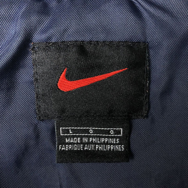 90'S Nike NIKE Nylon Jacket Men's Size L Vintage polyester navy blue type Vintage Second Hand