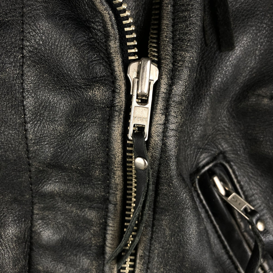 Harley-Davidson Double Rider Jacket, Women's, Size Small genuine leather black type Vintage Second Hand