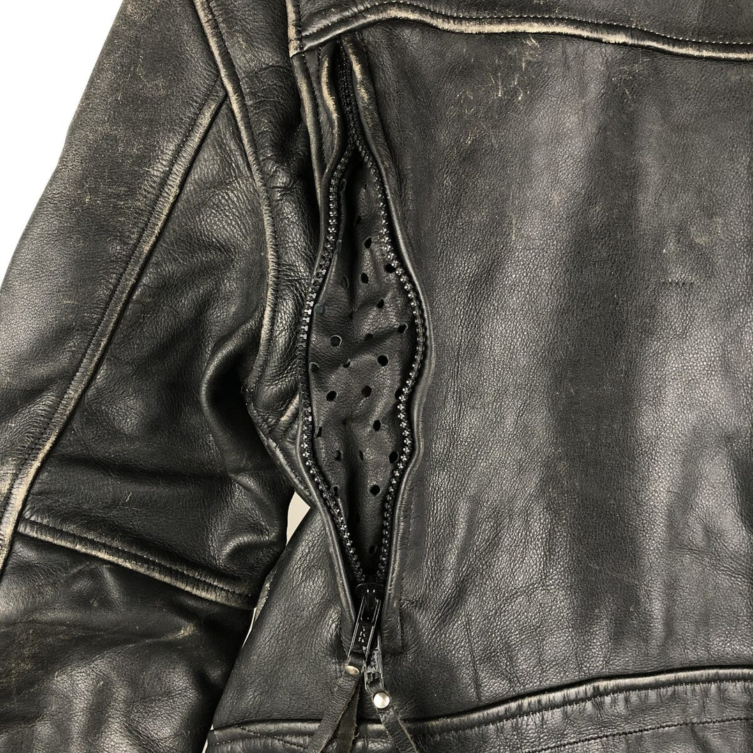 Harley-Davidson Double Rider Jacket, Women's, Size Small genuine leather black type Vintage Second Hand