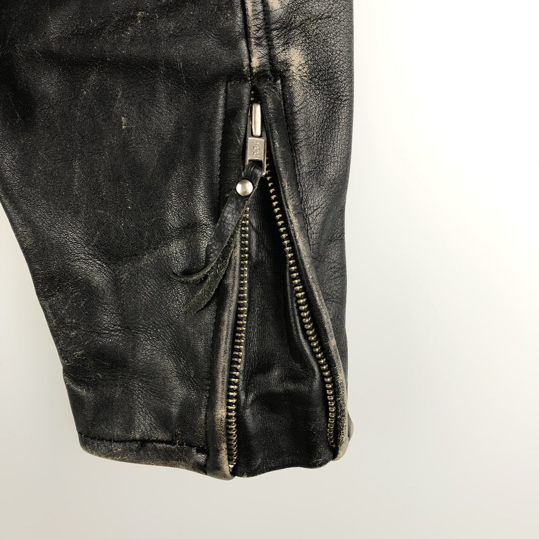 Harley-Davidson Double Rider Jacket, Women's, Size Small genuine leather black type Vintage Second Hand