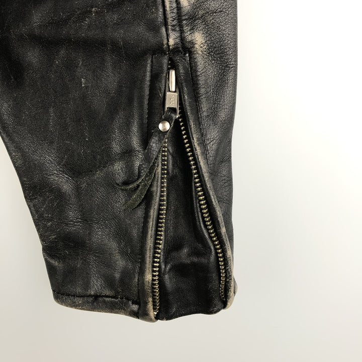 Harley-Davidson Double Rider Jacket, Women's, Size Small genuine leather black type Vintage Second Hand