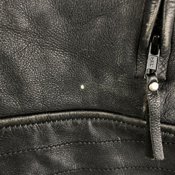 Harley-Davidson Double Rider Jacket, Women's, Size Small genuine leather black type Vintage Second Hand