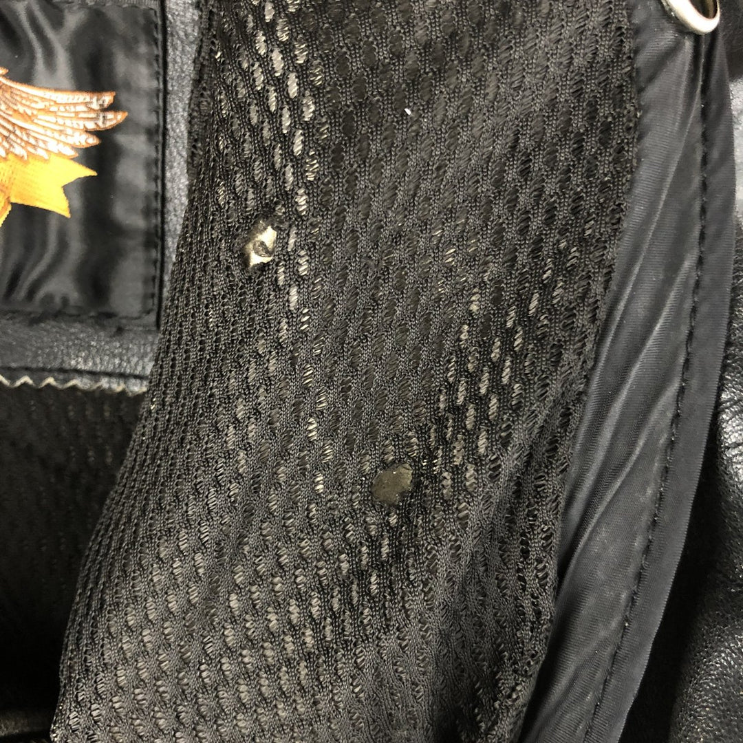 Harley-Davidson Double Rider Jacket, Women's, Size Small genuine leather black type Vintage Second Hand
