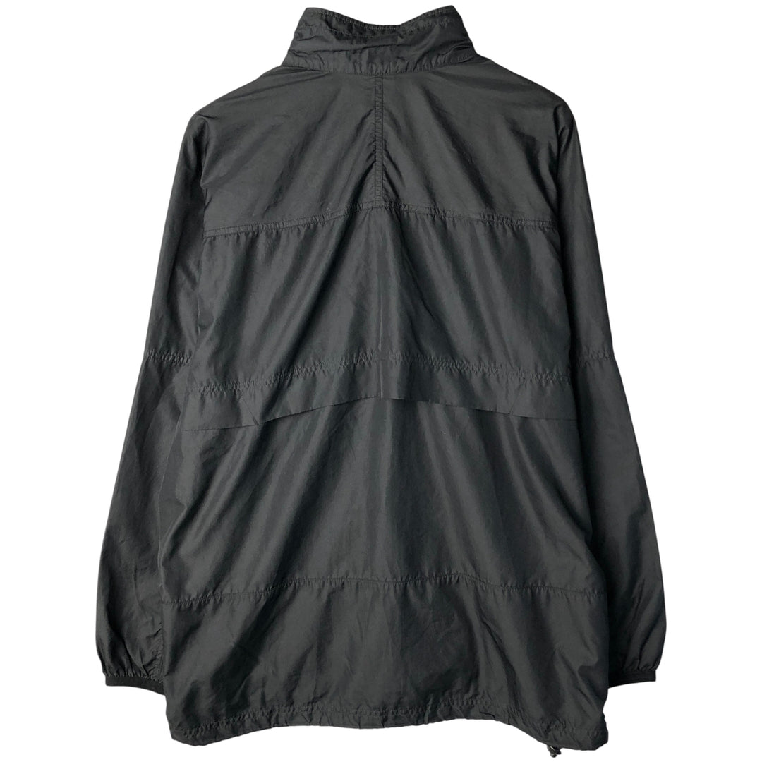 90'S Nike Men's Long Sleeve Windbreaker (Size L) polyester black type Vintage Second Hand