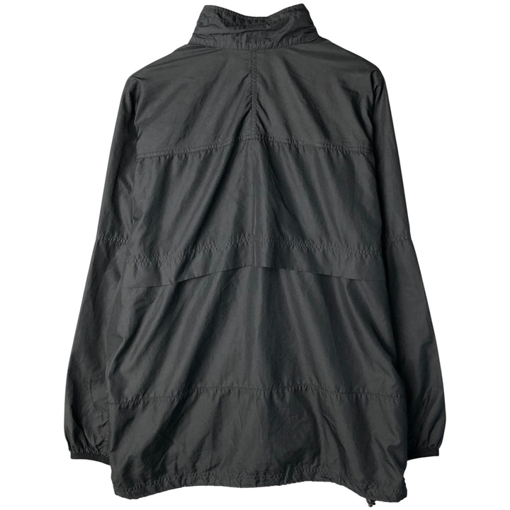 90'S Nike Men's Long Sleeve Windbreaker (Size L) polyester black type Vintage Second Hand