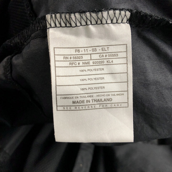 90'S Nike Men's Long Sleeve Windbreaker (Size L) polyester black type Vintage Second Hand