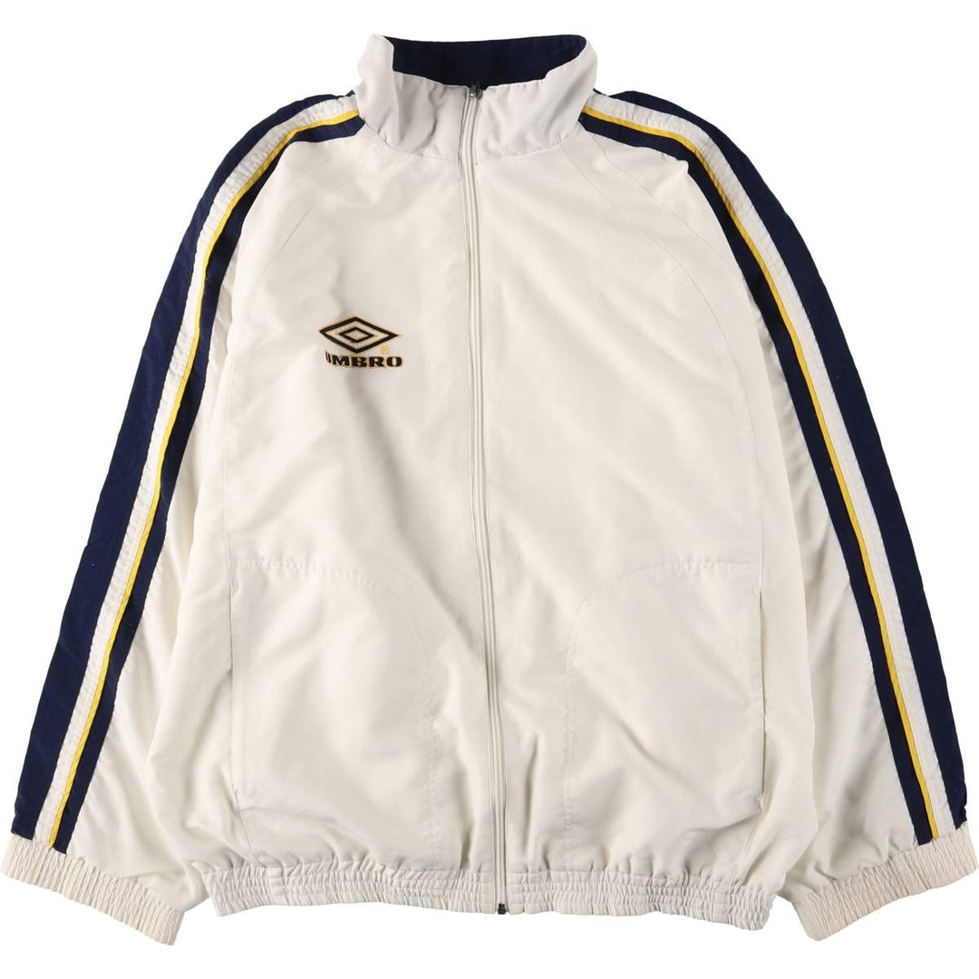 90'S Umbro Windbreaker Men's XL Vintage polyester white type Vintage Second Hand