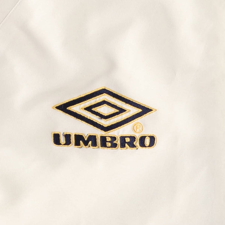 90'S Umbro Windbreaker Men's XL Vintage polyester white type Vintage Second Hand